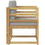  2 Komad Set vanjskih sofa Poliester Bijela i svijetlosiva | shoptok.hr