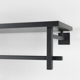 Spinder Design Crna metalna zidna vješalica s policom Simplon – | shoptok.hr