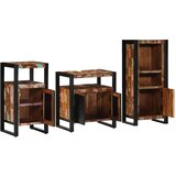  Set namještaja za kupaonicu 3 kom. Višebojno i crno | shoptok.hr