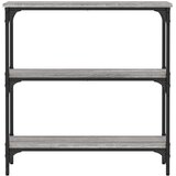  Konzolni stol siva boja hrasta 75x22 5x75 cm konstruirano drvo | shoptok.hr