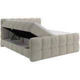 Premium Living Postelja Boxspring Brisbane, Barva Šampanjca, 200x200 | Shoptok.si