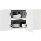  Zidni kuhinjski ormarić s policom Zidne Bijelo 57 x 57 x 40 cm | shoptok.hr