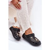 Boto Women's Foam Slippers With Embellishments Black Linaviela | shoptok.hr