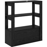 vidaXL Kreveta Crni hrast 30 x 80 x 90 cm Konstruirano drvo | shoptok.hr