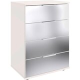 MID.YOU nočna omarica, prozorno, bela | Shoptok.si