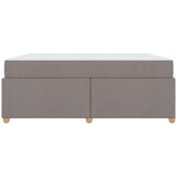  Konstrukcija postelje z vzmetnico Taupe 180 x 200 cm blago | Shoptok.si