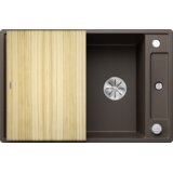 Blanco pomivalno korito AXIA III 45 S InFino SILGRANIT deska les, z daljin. prim. - KAVA | Shoptok.si