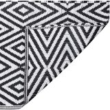 Vanjski tepih crni 140 x 200 cm PP | shoptok.hr