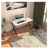 Hanah home radni sto Elite, 120x70x77 cm, Beli | ePonuda.com