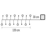  LED niz 40xLED/3xAA 1,5 m topla bela svetlost | Eponuda.com