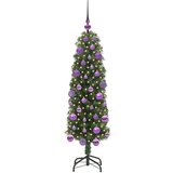 vidaXL Umestno božično drevo Zelena 120 cm PVC in Jeklo in Plastika | Shoptok.si