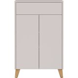 Germania Kremno bela visoka kopalniška omarica v mat dekorju 63x101 cm Arnea – | Shoptok.si