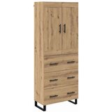  Visok predalnik Umetni hrast 69,5 x 34 x 180 cm Konstruiran les, (5000107848) | Shoptok.si