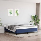 vidaXL Posteljni okvir moder 160x200 cm blago Cene