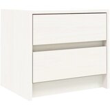  Noćni ormarići 2 kom bijeli 40x31x35,5 cm od masivne borovine | shoptok.hr
