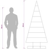  Metalna božićna jelka KUOPIO 210 cm Čelik s praškastim premazom | shoptok.hr