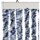  Zastor protiv muha plava i bijeli 100 x 200 cm od šenila | shoptok.hr