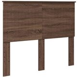  Okvir za krevet s uzglavljem Smeđi hrast 120 x 190 cm | shoptok.hr