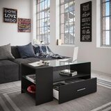MID.YOU klubska miza tindala, črna | Shoptok.si