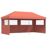 Šator za svadbe - šator za zabave Terakota 292 x 580 x 315 cm Oxford tkanina - Terakota s dvije bočne zidove Da | shoptok.hr