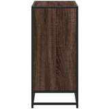 vidaXL Knjižna omara rjavi hrast 80x35x76 cm inženirski les | Shoptok.si