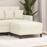 vidaXL Stolček za noge krem 70x55x41 cm žamet Cene