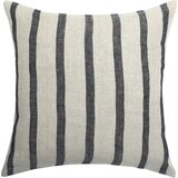 Classic Textiles of Sweden Prevleka za blazino Leo 45 x 45 cm - Linen with black stripes Cene