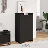 vidaXL Omarica za čevlje črna 52x37,5x100 cm inženirski les | Shoptok.si