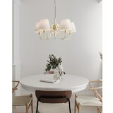  ByRydens 4202720-6509 - Visilica na sajli LYNF 5xE14/8W/230V mesing/bela | Eponuda.com