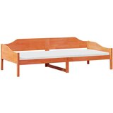 vidaXL Posteljni okvir medeno rjav 90x190 cm trdna borovina, (21292105) | Shoptok.si