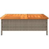  Vrtni stol sivi 70 x 70 x 25 cm od ratana i bagremovog drva | shoptok.hr