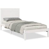  Dugi okvir kreveta bez madraca bijeli 90 x 220 cm masivno drvo | shoptok.hr