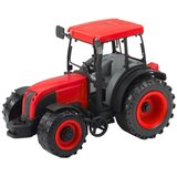  Crveni traktor za igru sa prikolicom za sijeno 50cm - zeleno/žuta | Shoptok.si