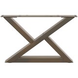  Noge za mizo za kavo 2 kosa Naravno jeklo 60x(30-31,3) cm Jeklo, (21828623) | Shoptok.si
