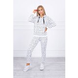 Kesi Set with print white Cijene