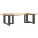  Noge za klubsko mizico v obliki črke T 2 kosa antracit 40x25x(30-31) cm jeklo, (22124019) | Shoptok.si
