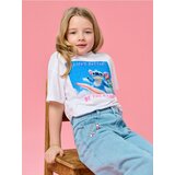 Sinsay Pamučna majica s printom Stitch | shoptok.hr