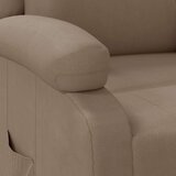  Naslonjač od umjetne kože boja cappuccina | shoptok.hr
