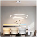  Brilagi-LED prigušiva luster na sajli TWISTER LED/105W/230V prečnik 100 cm bela + daljinski upravljač | Eponuda.com