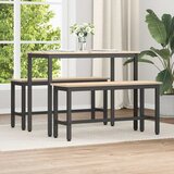  Klupice za blagovanje 2 pcs Prirodna 100 x 32,5 x 49 cm | shoptok.hr