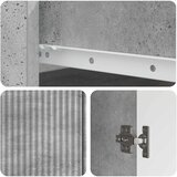  Kreveta Betonska siva 66 x 34,5 x 90 cm Konstruirano drvo | shoptok.hr