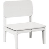  Vrtna stolica bijela 60x52,5x72 cm od masivne borovine | shoptok.hr