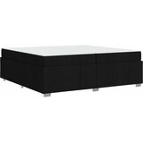  Krevetna konstrukcija s madracem Crna 200 x 200 cm tkanina | shoptok.hr