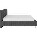 CARRYHOME OBLAZINJENA POSTELJA 140 cm x 200 cm , tekstil antracit | Shoptok.si