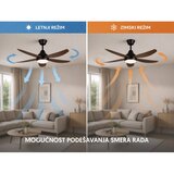 Prosto plafonski ventilator 142cm, 5 elisa, led svetlo CFB5605L-5/50 | Eponuda.com