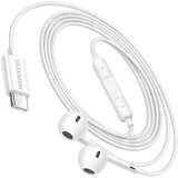 Oem Mayaxess, Žične USB-C slušalke z vgrajenim mikrofonom za Xiaomi 15T Pro, Bela, (5000299387) | Shoptok.si