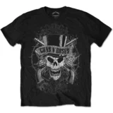 Guns N' Roses majica Faded Skull 2XL Črna