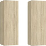 TV ormarići 2 kom boja hrasta 30,5x30x90 cm konstruirano drvo | Eponuda.ba
