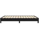  Okvir za krevet bez madraca crni 140 x 190 cm od tkanine | shoptok.hr