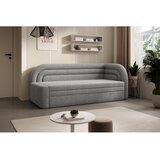 ELTAP Siva sklopiva/s prostorom za odlaganje sofa od bouclé tkanine s desnim kutom 223 cm Fabillo – | shoptok.hr